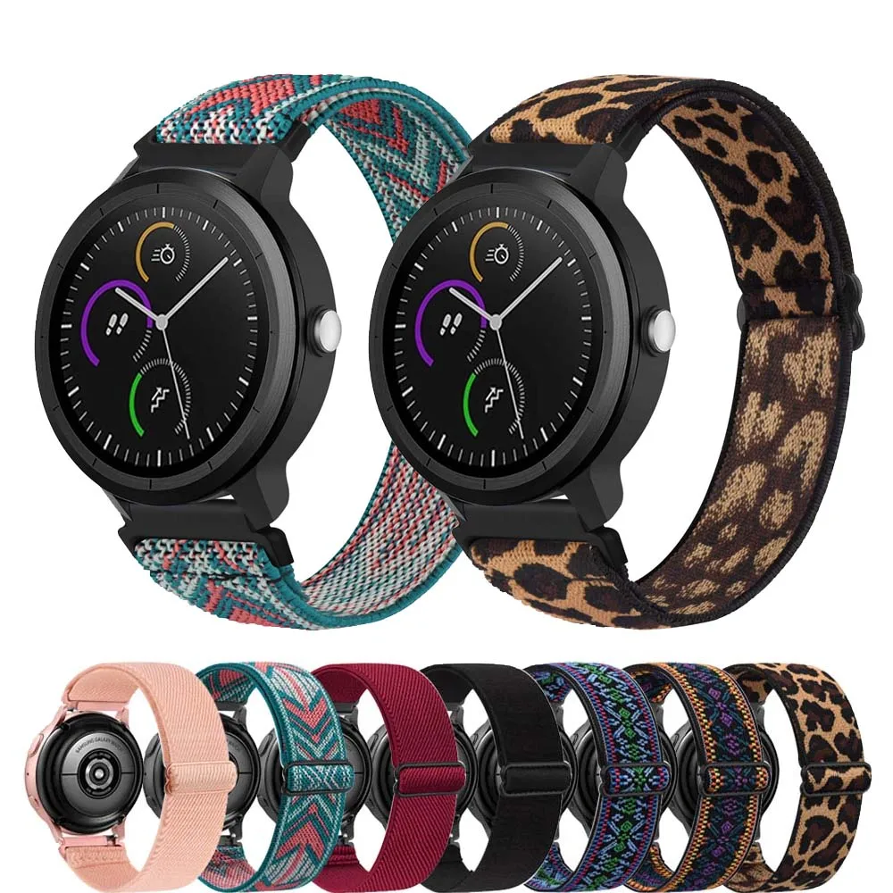 Cinturino Elastico Per Garmin Forerunner 55 245 645 Cinturino Cinturino Musicale Per Garmin Venu /Vivoactive 3 Music/Vivomove Hr