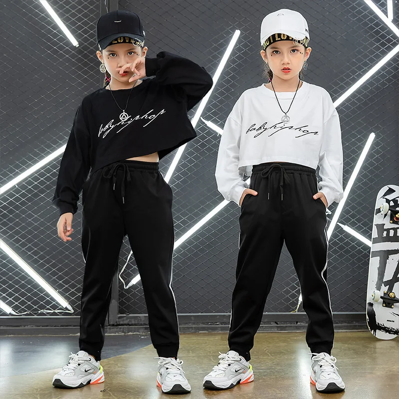 

Girls' Jazz Dance Performance Clothes, Children's Dance Practice Girls' Hip Hop Hip-hop Suit, Girls' Trendy Clothes