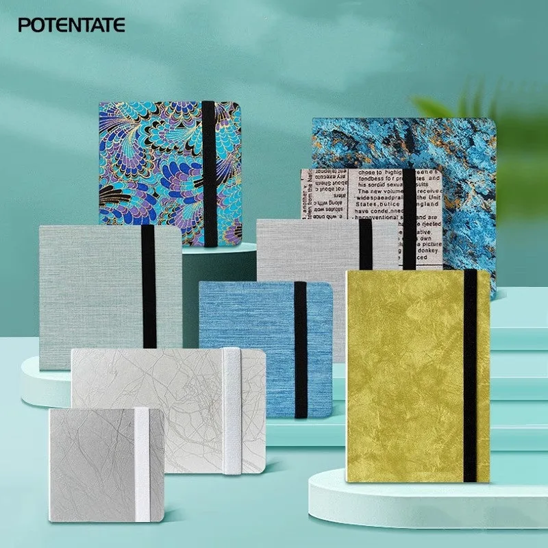 

Pottate PU путешествия акварельные эскизы 100% хлопок 300 г профессиональная цветная бумага 24 листа для живописи
