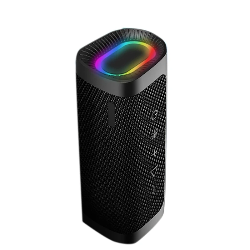 Bluetooth Speaker Portable Wireless Rgb Led Light Ipx5 Waterproof