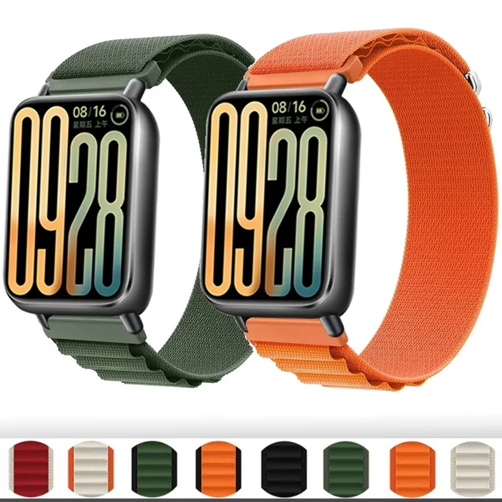 Premium Alpine Loop Nylon Strap - Adjustable Bracelet for Smartwatches and Fitness Trackers
