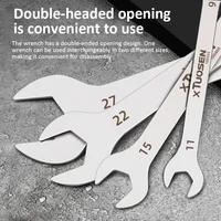 Clé à fourche Ultra-mince 5.5-27MM, clé plate à Double extrémité en acier à haute teneur en carbone, clé à fourche multifonction, outils de réparation 1 pièces 5