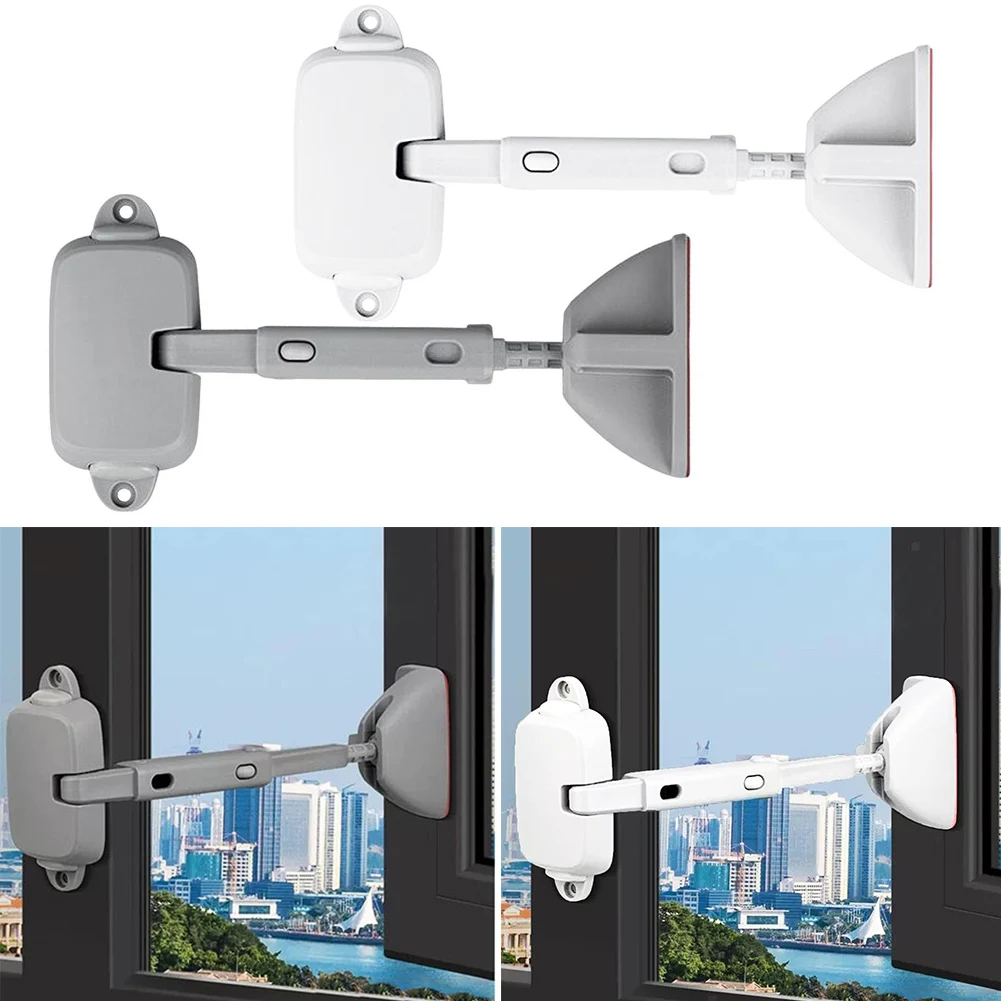 Description Picture 5 of itemFor Window Security Lock For Window Restrictor For Window Limit Bracket Aluminum Drill-Fixed Anti-theft Limiter Hardware