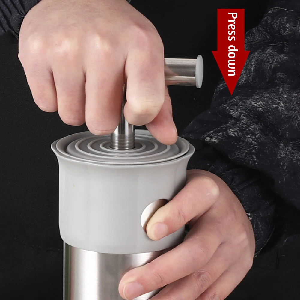 Kitchen Meat Sausage Maker Tool Stainless Steel Sausage Meat Stuffer Horizontal Maker Homemade Filler Accessorie sausage stuffer