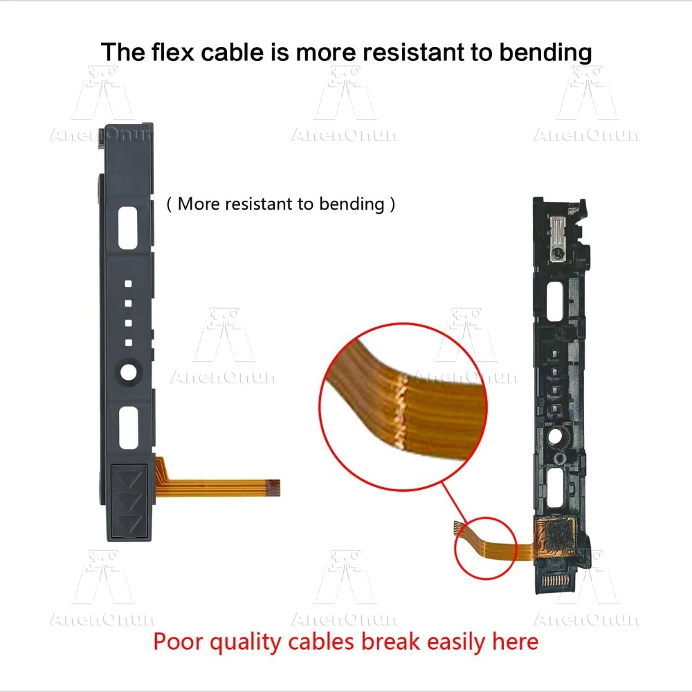 Premium Joycon Slide Rail Repair Kit with Sensor Flex Cable