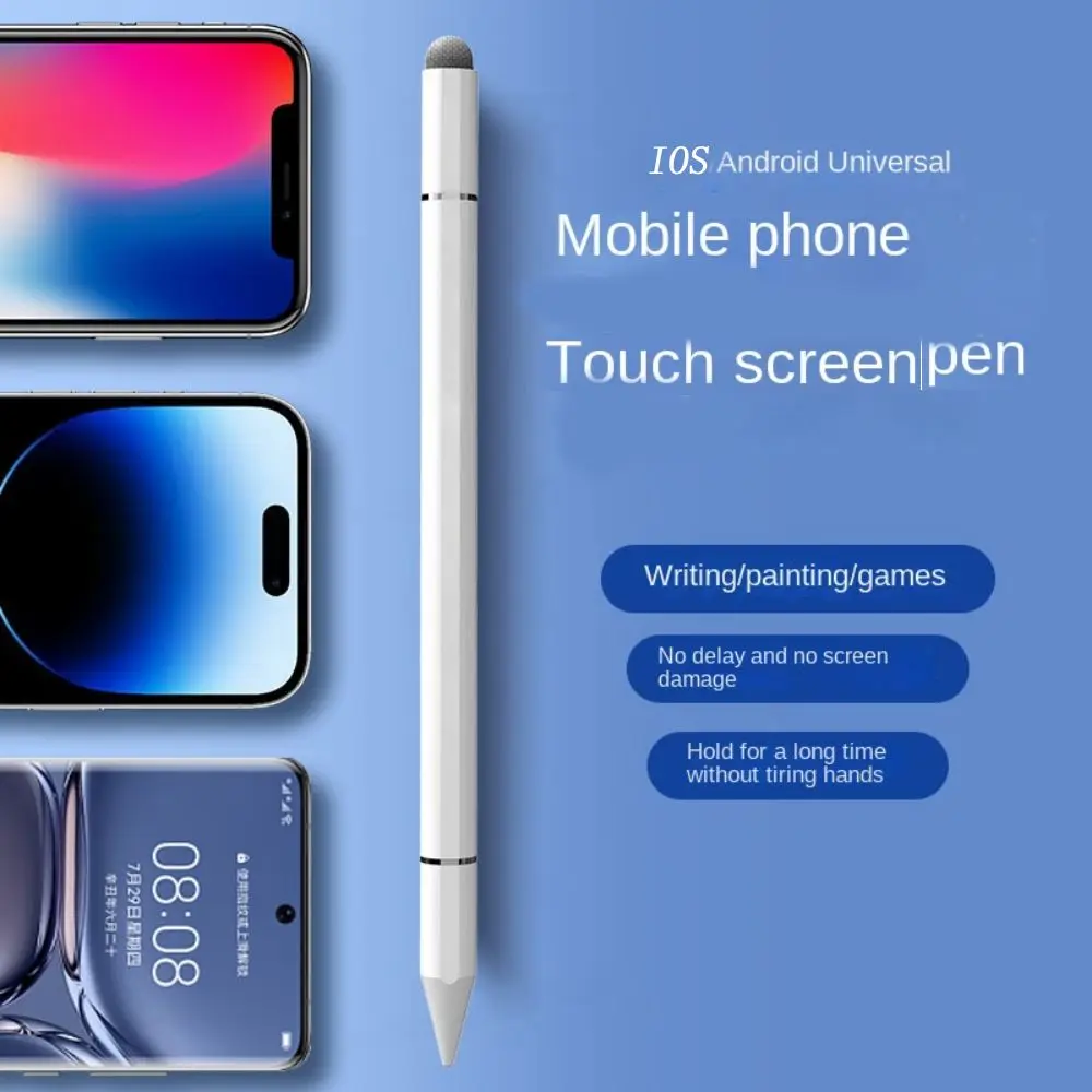 Double Rubber Head 3 in 1 Stylus Pen Phone Drawing Multifunction Phone Stylus Universal 3 In 1 Screen Touch Pencil