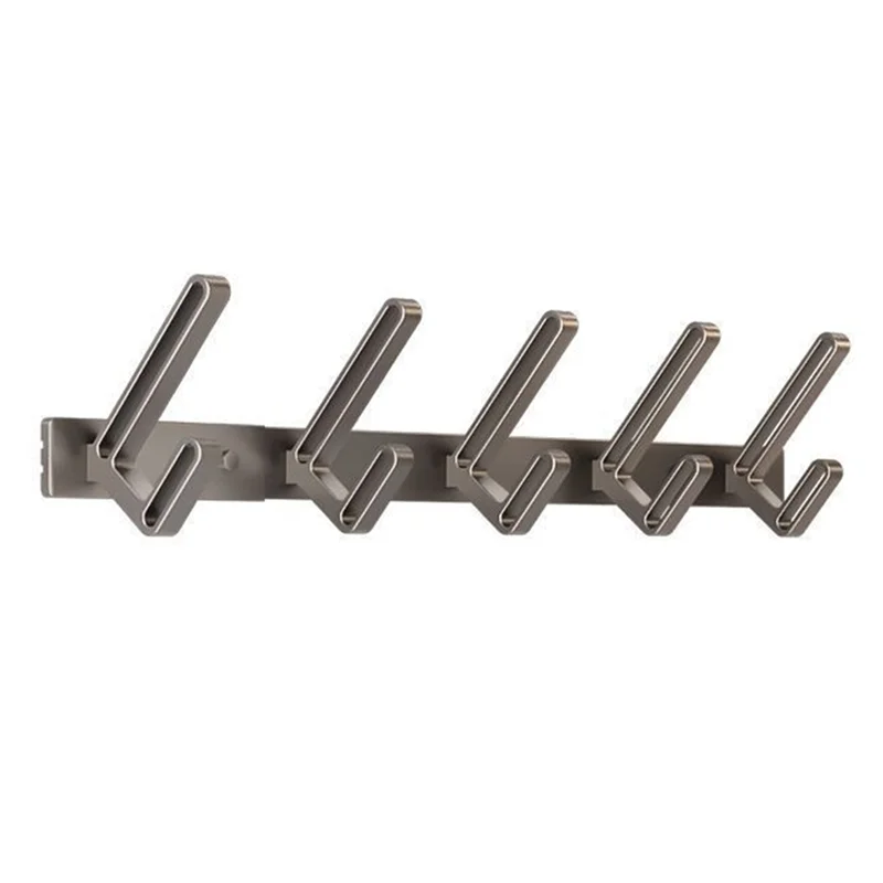 Wall Hook Without Drill Hook Clothes Bathroom Toilet Space Aluminum Wall Door Hook-Y78A