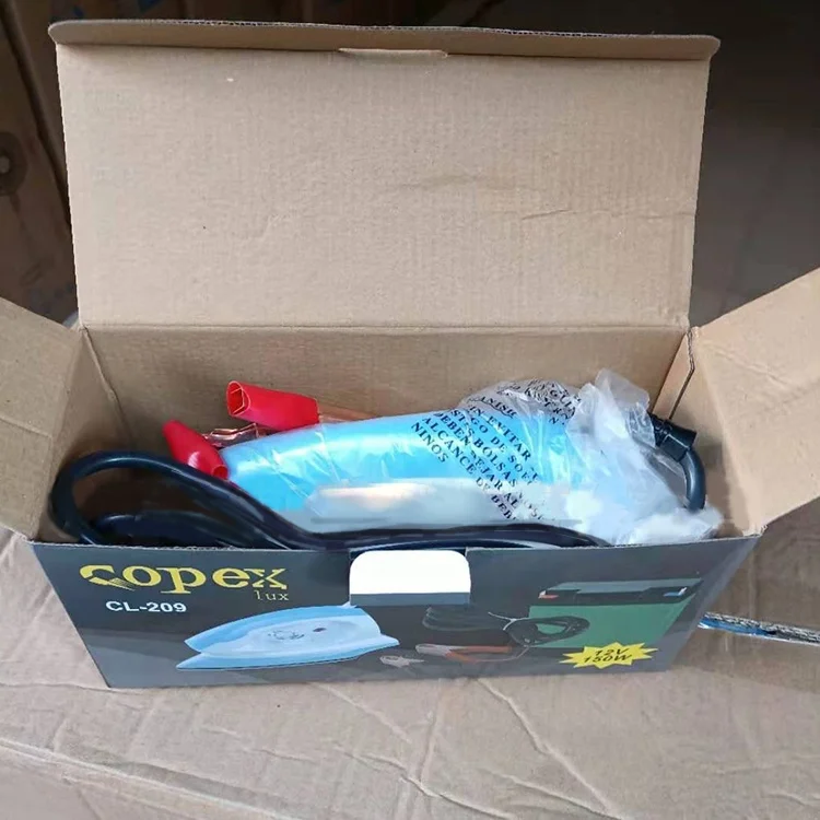 Traveling Portable solar Battery power supply electric 12 volt clothes iron 6
