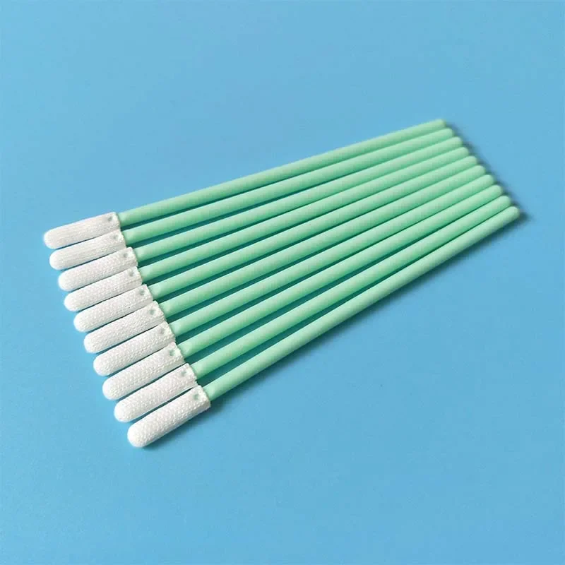 Non Woven Cotton Cleanroom Polyester Swab 100Pcs Dust Removal Cleaning COF Cable Phone Repair Tool