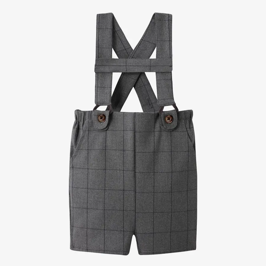 Blue Shabbos Collection: Soft Wool Knitted Family Matching Outfits in 100% Cotton with Grid Pattern