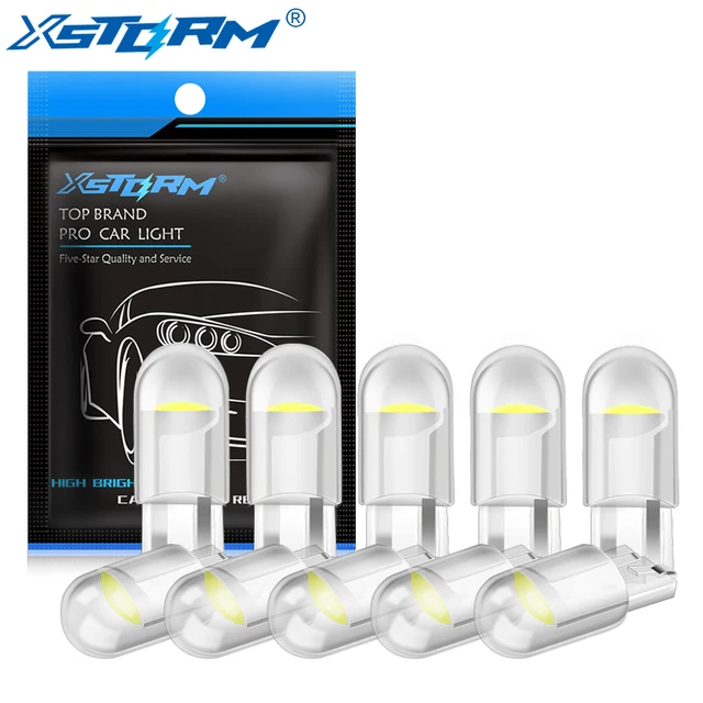 30-Pack T10 LED Bulbs - 194 168 2825 W5W White Interior Car Lights, Error Free, 12V For Dome, Map, License Plate Lights