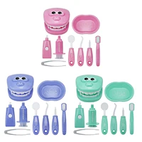 Montessori Educational Toys Children Early Learning Doctors Dentist Role Play Kits Kid Intelligence Brushing Tooth Teaching Aids 1