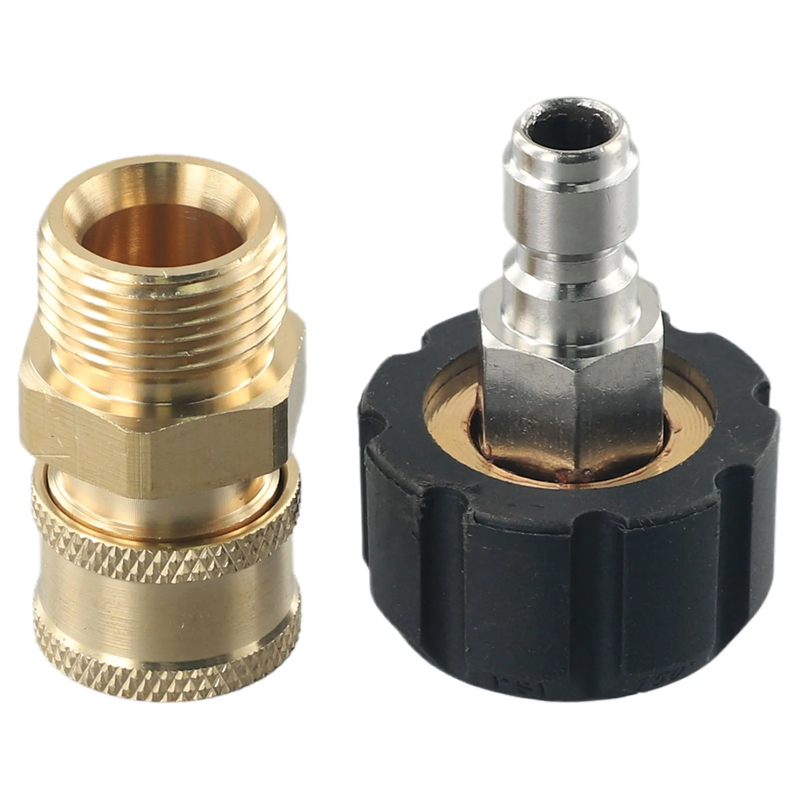 

Brass EXCELLENT PERFORMANCE Connect Pressure Washer Hose Connector 2 Pcs Brand New High Quality Pressure Washers