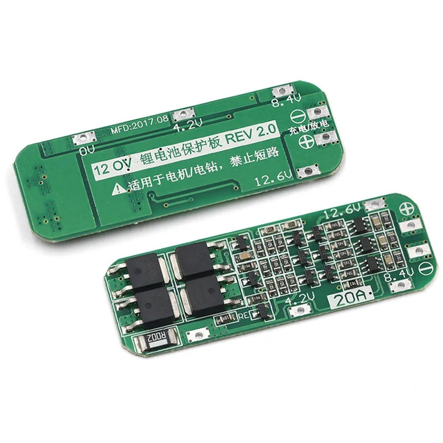 Carte Protection BMS 3S/4S 40A 60A Pour Batteries Li-ion 18650 - Diymore - Neuf Fabriqué En Chine