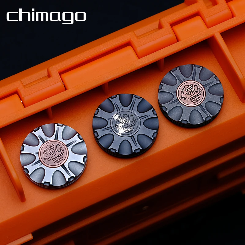 

Chimago Haptic Coin Adult Stress Relief Toys EDC Metal Popcoin PPB Chima Metal Decompression Toys Adult Stress Relief Gift EDC