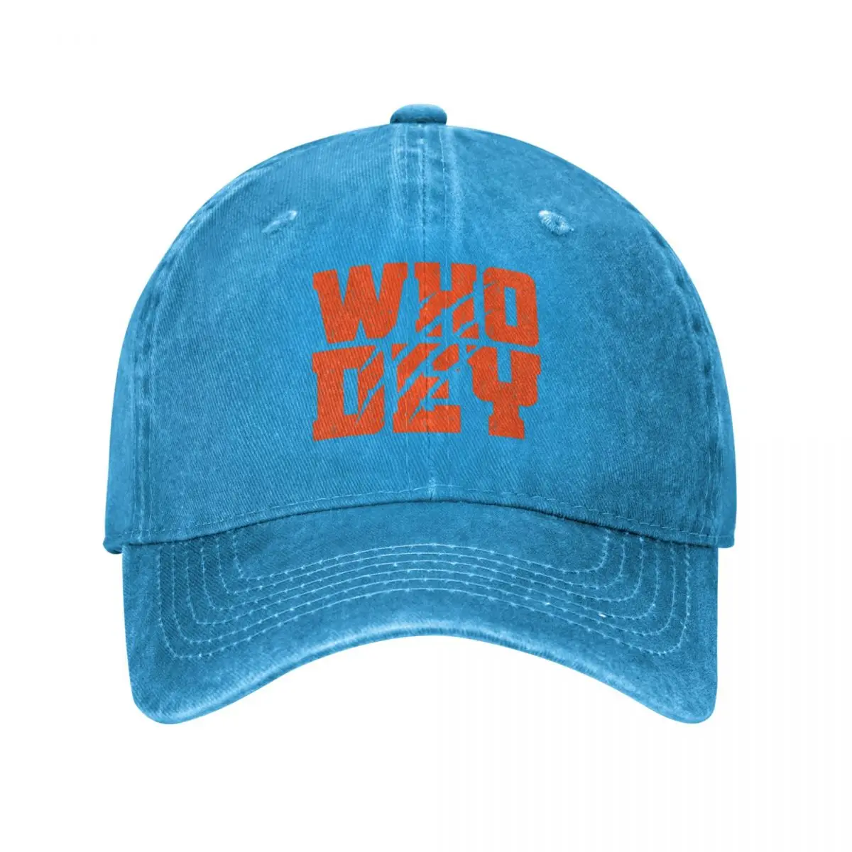 

Who Dey Tiger Scratch Baseball Cap Funny Hat Golf Bobble Hat Women Hats Men'S