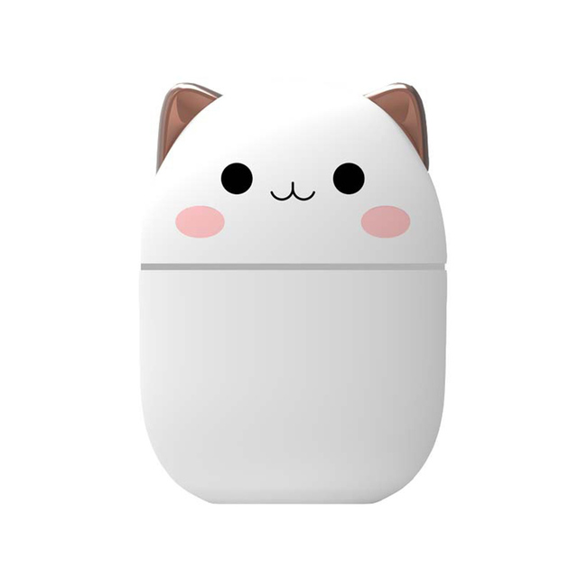 Mini Air Humidifier Purifier Car USB Aroma Essential Oil Diffuser Auto Creativity Bear USB Humidifier LED Night Lamp