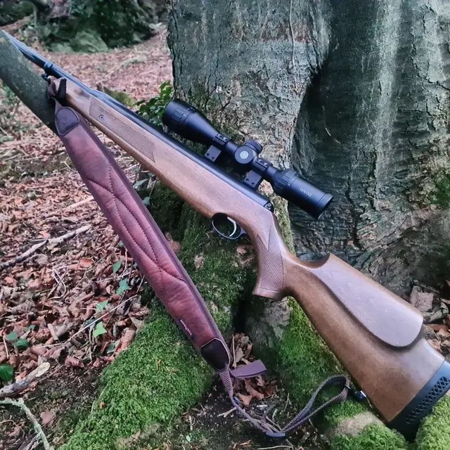 Custodia Per Munizioni Tourbn - In Tela E Pelle, Regolabile, Per Fucili Destrorsi, Con 7 Anelli Per Cartucce - Foto 4