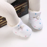 0-18Months Winter Newborn Baby Cotton Booties Non-Slip Sole Toddler Boys Girls First Walkers Infant Warm Fleece Shoes Snow Boots 6