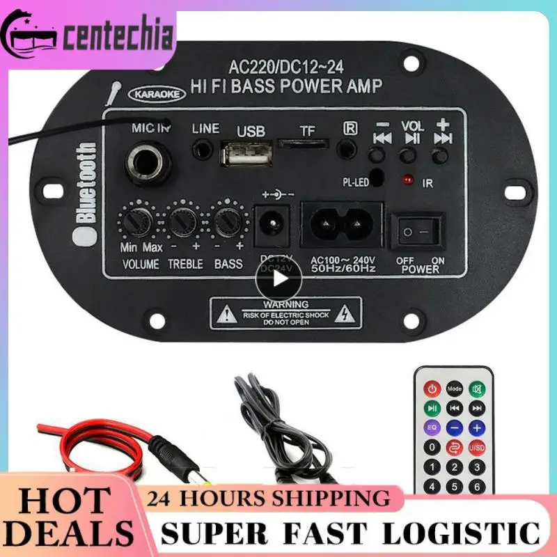 

Плата усилителя цифровой, совместимая с bluetooth, сабвуфер, двойной микрофон, усилители для караоке, усилитель для автомобиля и дома