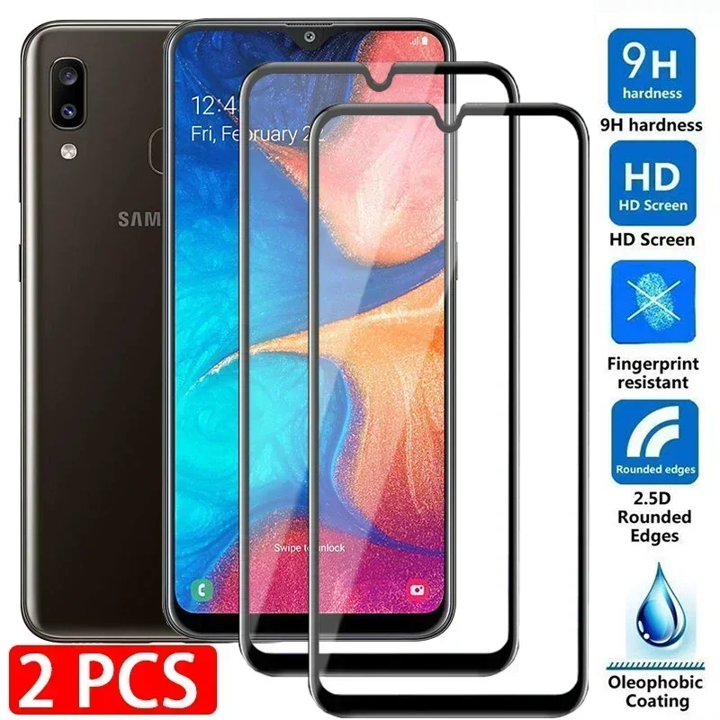 

2 pcs Screen Protector Protective Glass for Samsung Galaxy A20 A20s A20e A21s A22 5G M21 2021 M21s Tempered Film On A 20s 20e 22