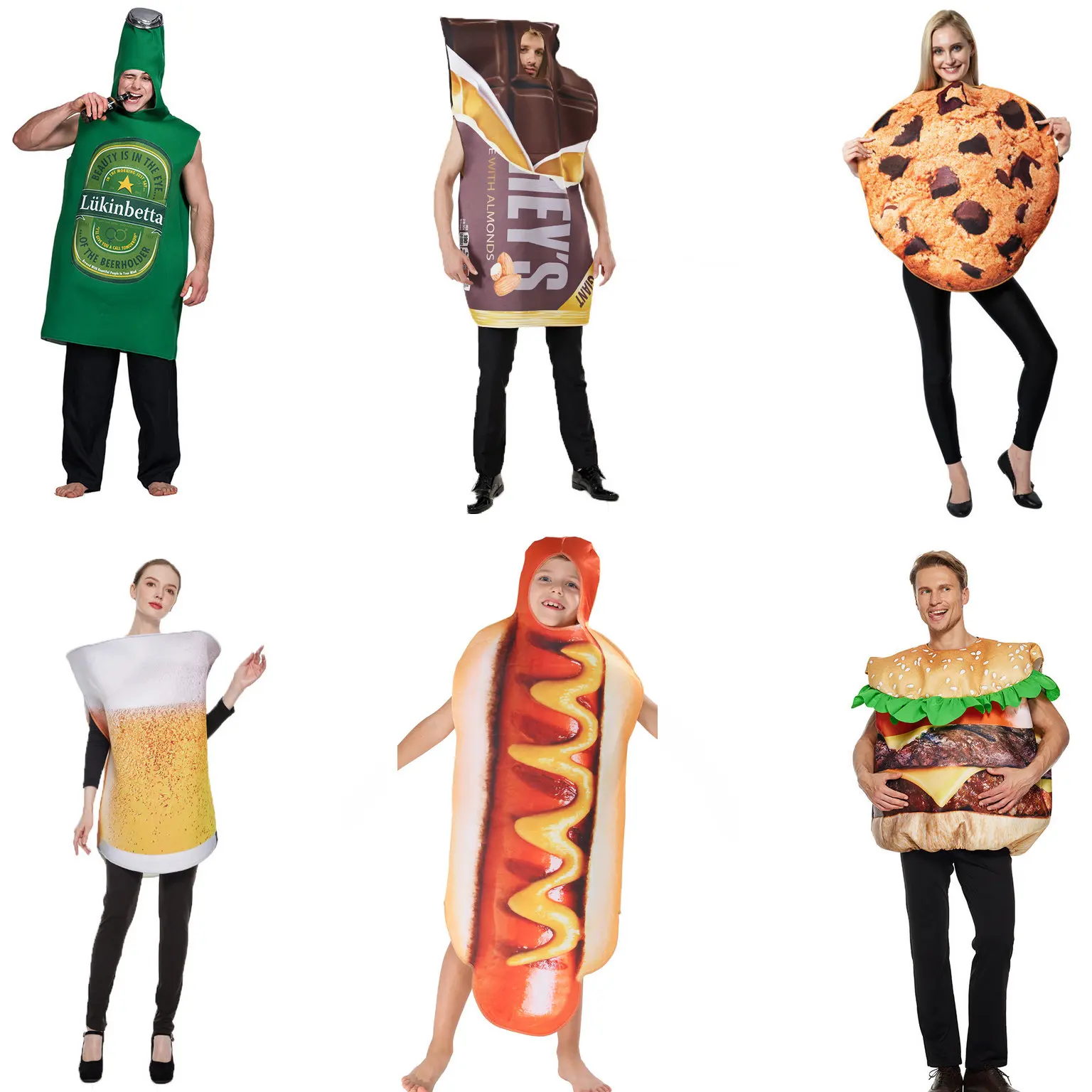 

Halloween Party Costumes Food Cosplay Costumes Stage Onesies Show Funny Cosplay June 1 Family Performance Costume Dropshipping