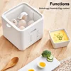 220V Home Appointment Breakfast Machine 300W Automatic Steamed Boil Breakfast Machine Reservation Soft Boiled Eggs Cooker 1