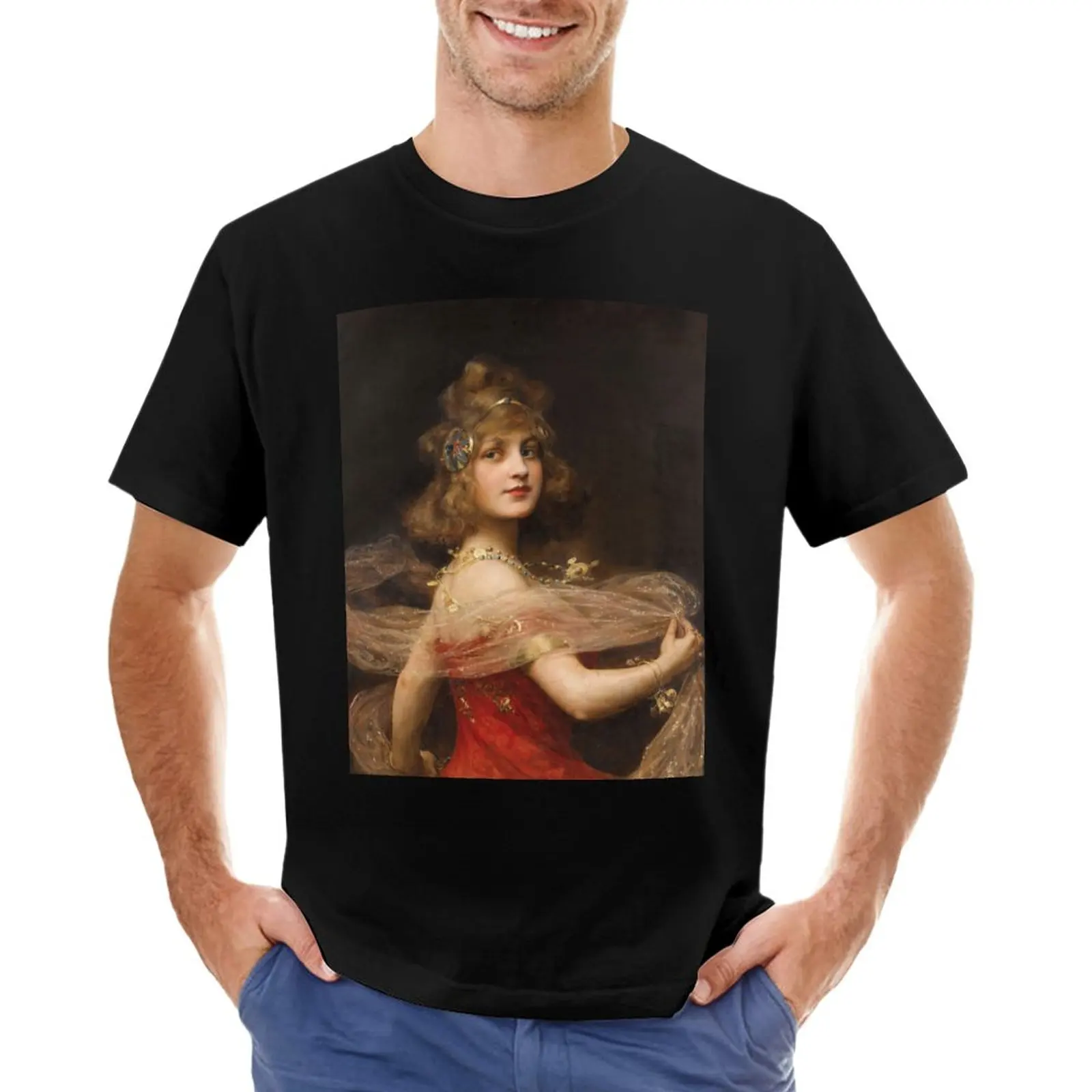 

Salome - Paul De La Boulaye T-Shirt plus size tops Tee shirt Short t-shirt Short sleeve tee men