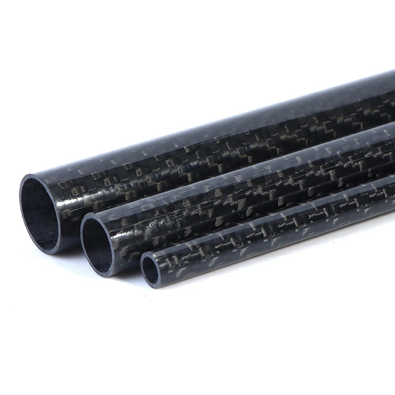 1pcs Carbon Fiber Tube Length 500mm Diameter 8-18mm For RC Model Airplane