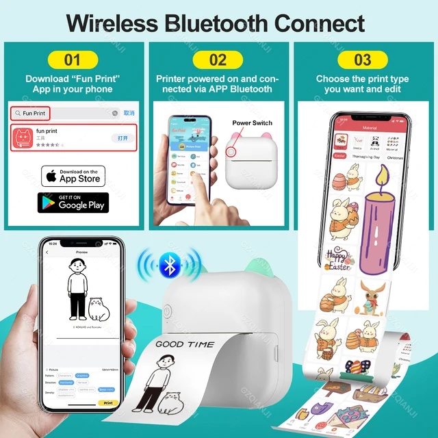 편리한 다목적 포켓 프린터