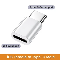 High - Speed USB - C to Lightning Adapter for Fast Charging and Data Transfer (White)
