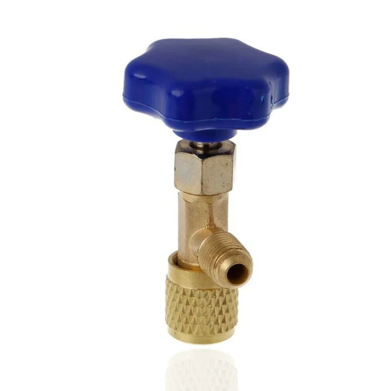 1Pc Low Pressure Dispensing Valve Bottle Opener 1/4 SAE Connector Mayitr Refrigerant Bottle Can Tap for R22 R134a R410A Gas ac refrigerant recharge tool,air conditioning recharge kit