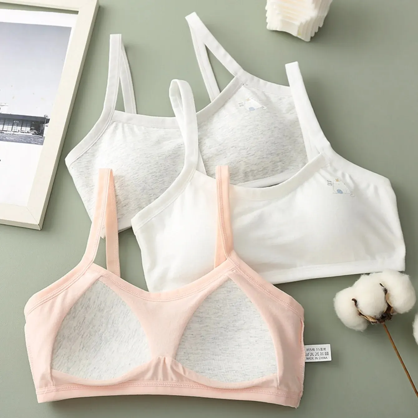 Sports Bra Training Bra Cotton Bra Seamless Bra Teen Seamless Bra Full Cup Cotton Underwear Sleep Bra Teen Underwear Training Sports Running Breathable