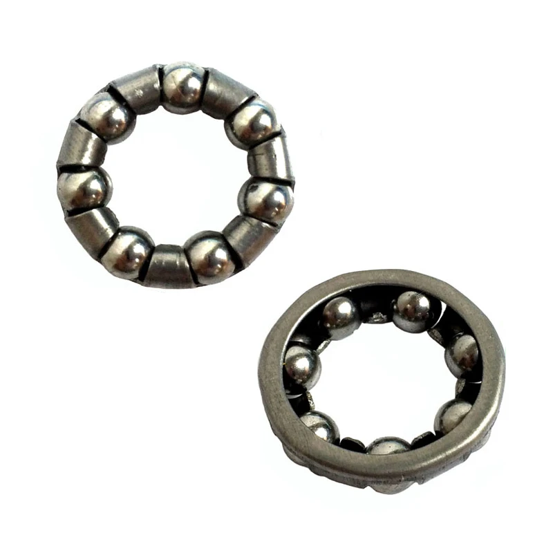 2Pcs Bicycle Wheel Hub Bearings Front And Rear Steel Bearing Bike Headset Ball Bearing Race Repair Accessories Cycling Parts