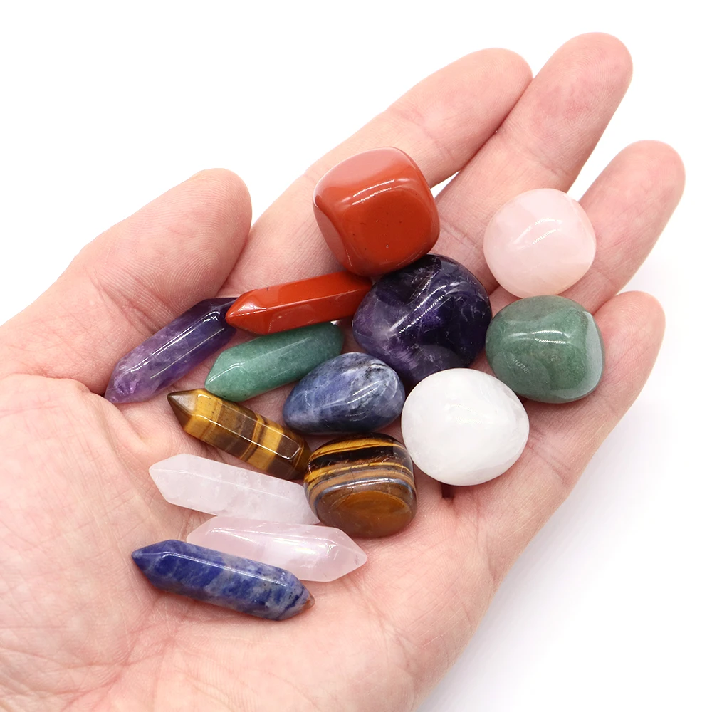 14PCS Natural Obelisk Quartz Crystal Healing Stone Meditation - Foto 7