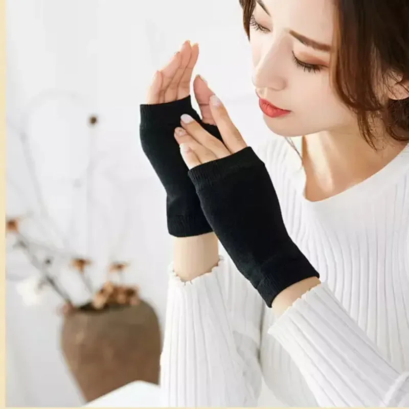 Anime Short Style Glove Kakashi Cosplay Ninja Mitten Oversleeve Man Women Fashion Sun Block Warm Cuff anime gloves