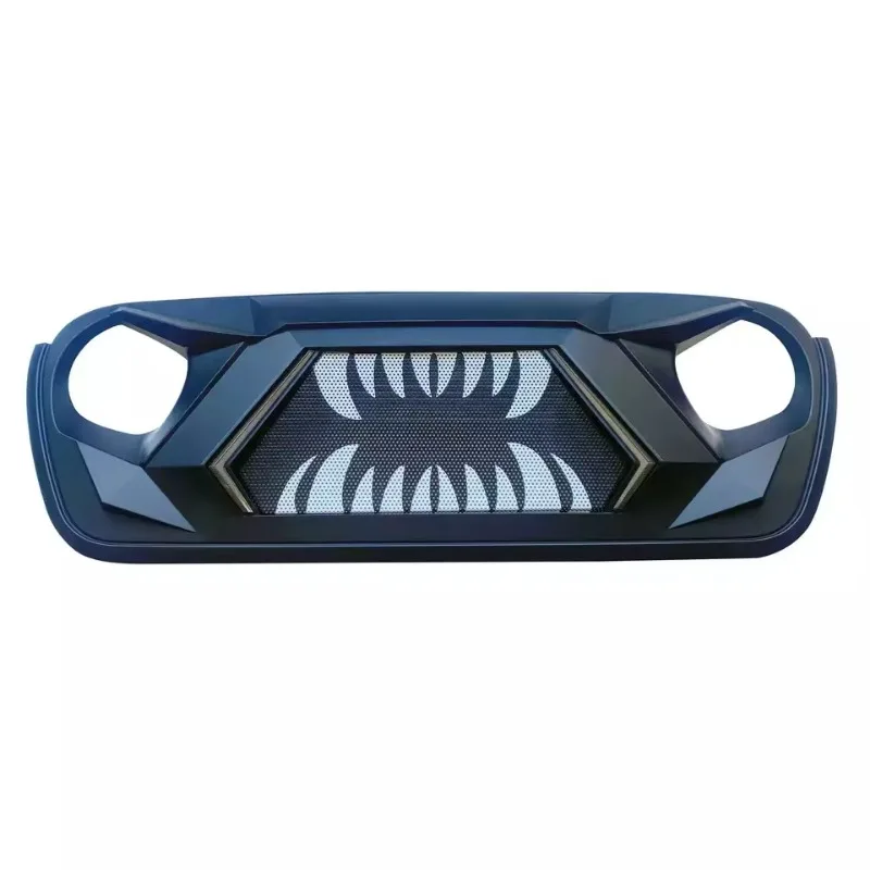 

High Quality 4x4 Car Front Grille with Amber Lights for Jeep Wrangler JL