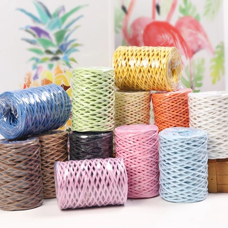 40M/roll High Quality Iron Wire Paper Rope For DIY Handmade Scrapbooking Crafts Creative Braided Knitting Decoration Cords