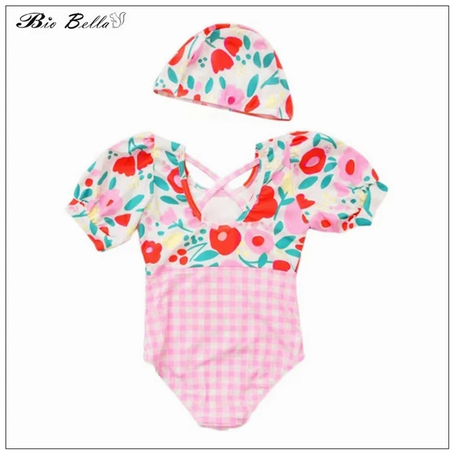 Kids Swimwear For Girls: Sunscreen Beach Water Play Bikini