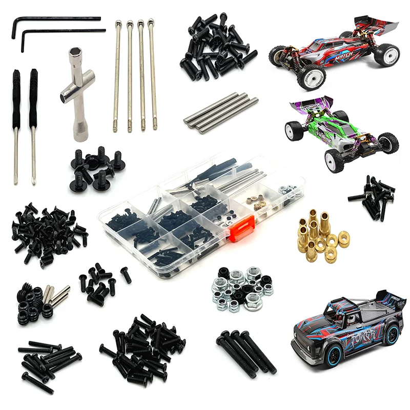 

WLtoys 104001 104002 104072 1/10 Запчасти для радиоуправляемых автомобилей, фотоаксессуары, M2 M2.5 M3 M4 гаечный ключ, шариковый винт и т. д.