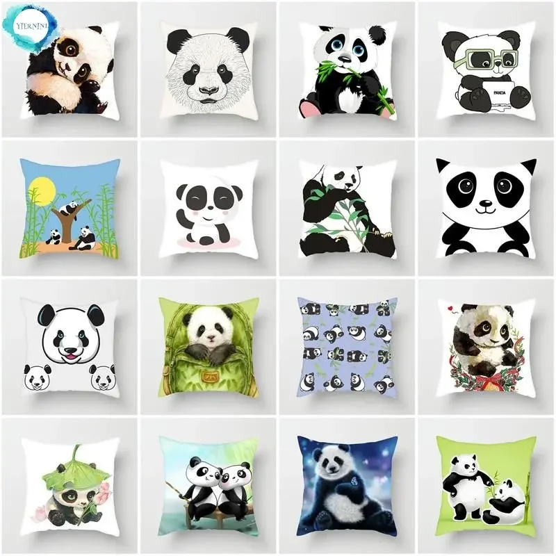 

Pillowcase Bed Sofa Home Decorations Cute Panda Pillowcase National Treasure Panda Pillowcase Decoration