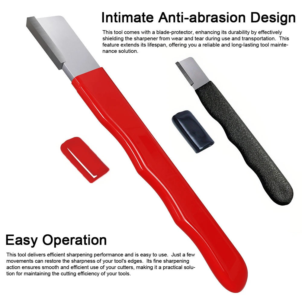 Portable Garden Trimmer Sharpener Multi-purpose Sharpening Device Scraper Shears Edges Opening Farm Tool Quick Sharpener knife sharpener garden tools
