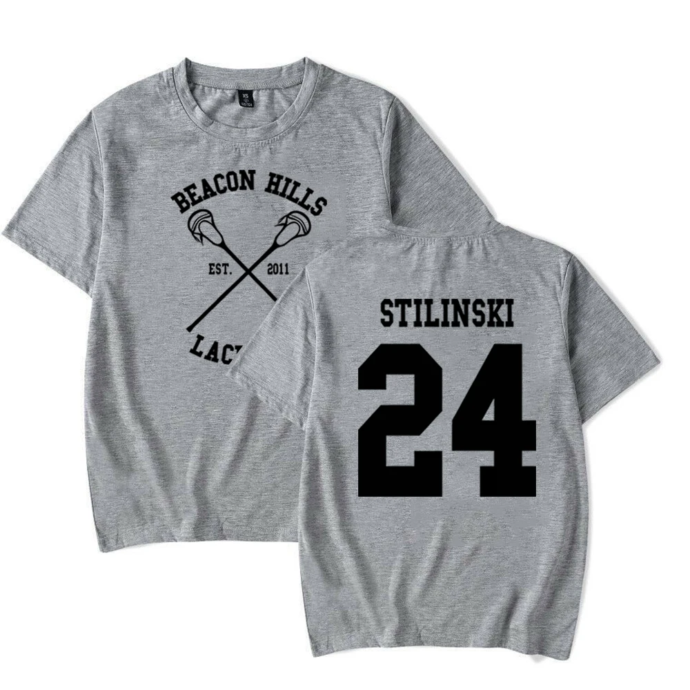 Teen Wolf Shirt STILINSKI 24 LAHEY 14 MCCALL 11 Fashion Print Tees The Original Beef of Chicagoland Shirt Harajuku Y2k 90s Tops 3