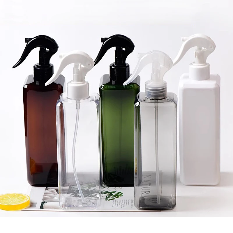 

15pc 500ml Plastic Container With Trigger Pump 500cc Empty Cosmetic Bottles For Watering Kitchen And Bathroom Cleaning Detergent