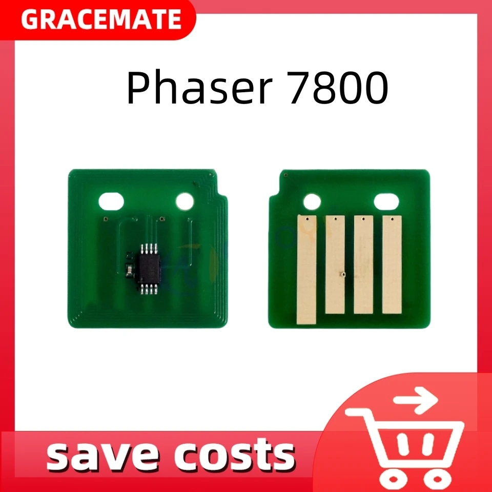 Cartridge Chip Toner Chip Toner Cartridge Chip 4PCS Phaser 7800 Toner Chip for Xerox Phaser 7800 106R01573 106R01572 106R01571 106R01570 Photocopier Cartridge Chips