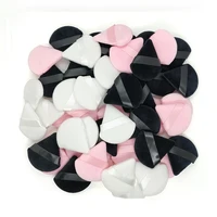 30/50/100Pcs Triangle Velvet Powder Puff Make Up Sponges for Face Eyes Contouring Shadow Seal Cosmetic Foundation Makeup Tool 1