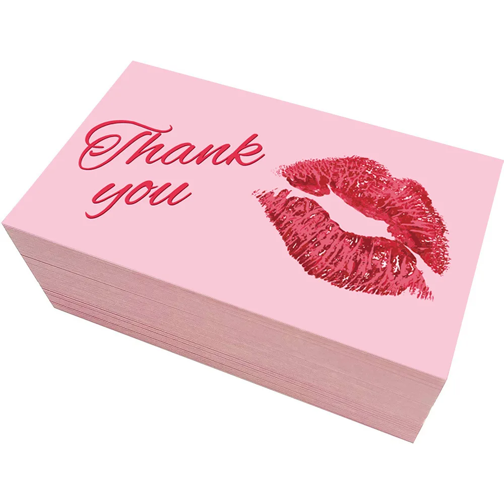 9cm*5cm Pink You Are The Of My Business Thank You Cards 30Pcs/pack For Gift Card Package Decoration Baking Small Business
