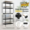 2 Packs 48" W x 24" D x 72" H Adjustable Garage Storage Shelves - 5-Shelf Heavy Duty Shelving Unit 5