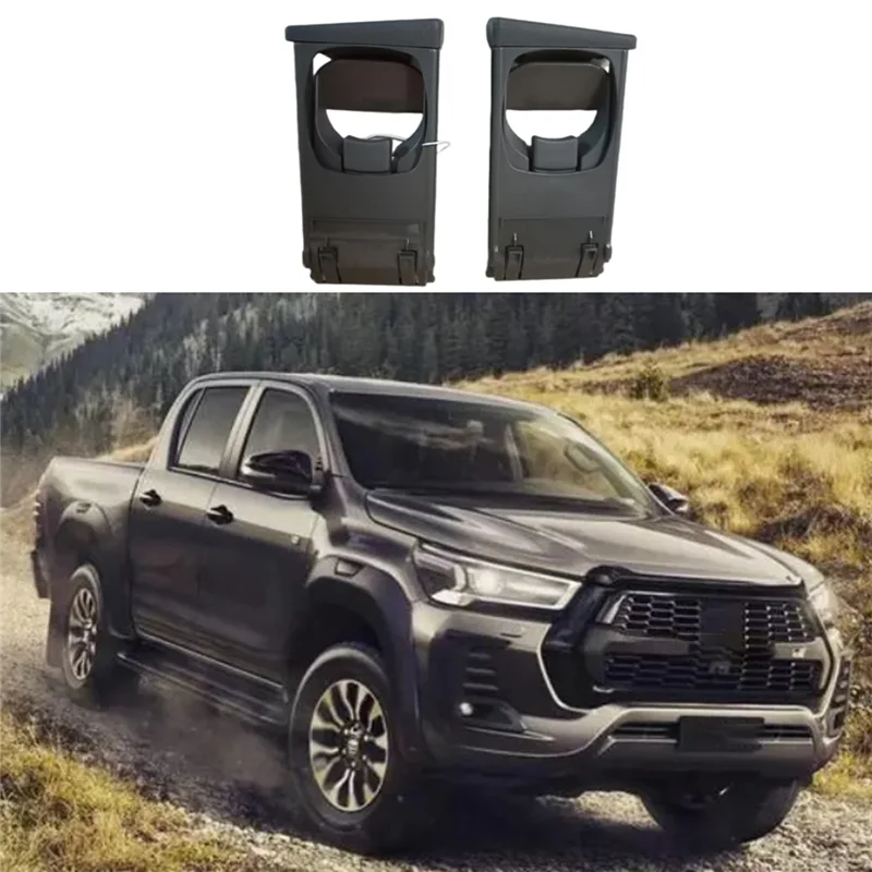 Car Left/Right Dashboard Cup Holder Assembly Tray 55604-0K010-BO for 2005-2014 Overseas Edition 2Pcs