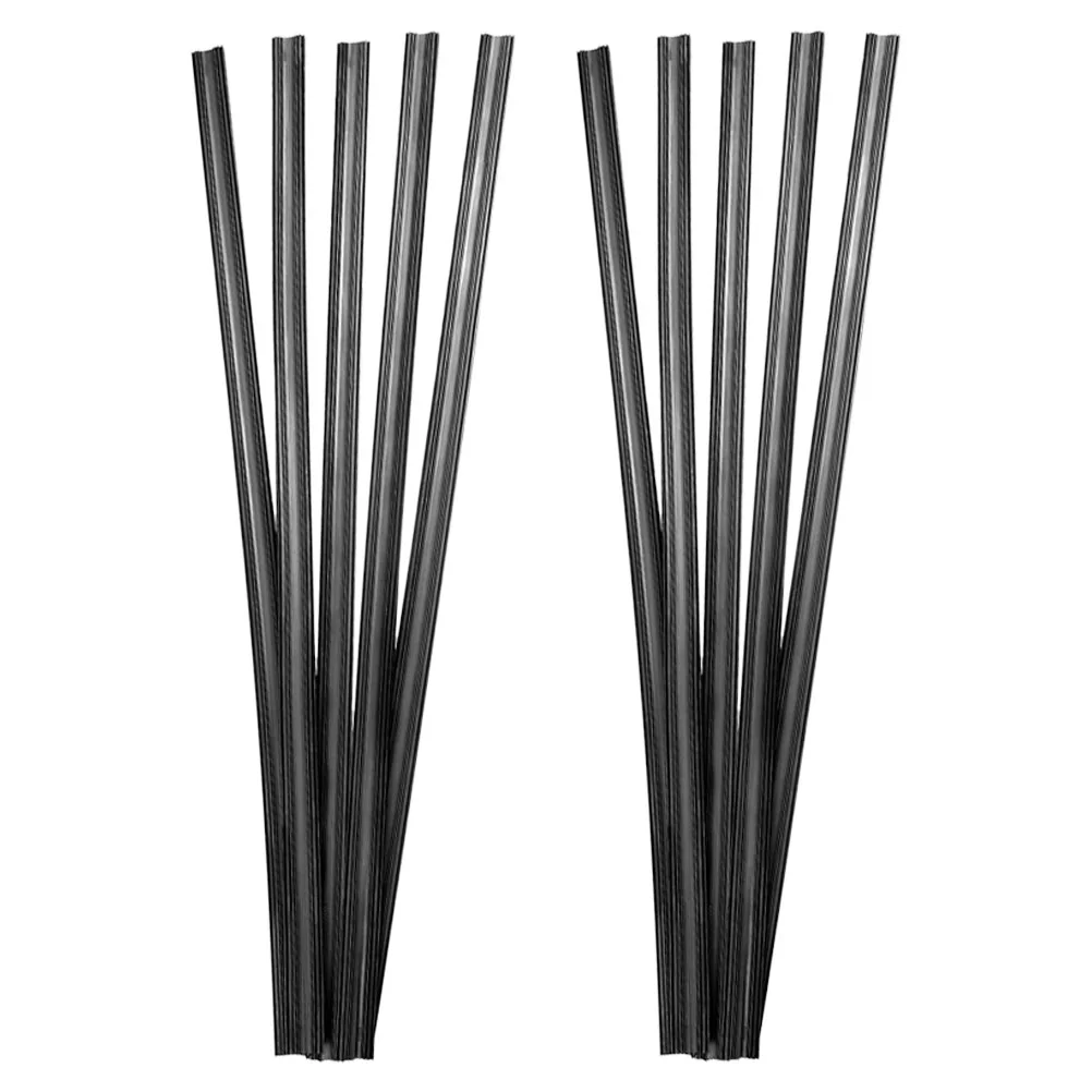 

10 Pcs Wiper Strip Replace Boneless Gluesticks Rubber Blade Accessories Windshield Refills Strips